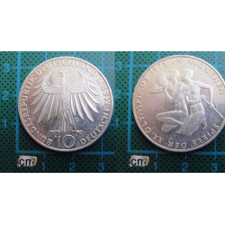 1972 Almanya Gümüş 10 Mark XX Yaz Olimpiyat Oyunları, Münih 1972 - Sporcular