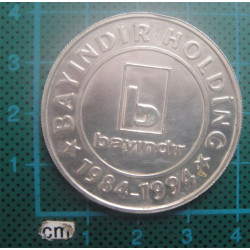 1994 BAYINDIR HOLDİNG 10 NCU YIL MADALYONU GÜMÜŞ