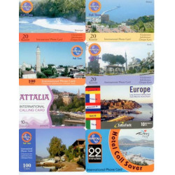 ANTALYA'YA İLİŞKİN ARAMA KARTLARI