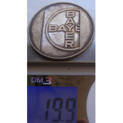 BAYER 25 YIL GÜMÜŞ MADALYON