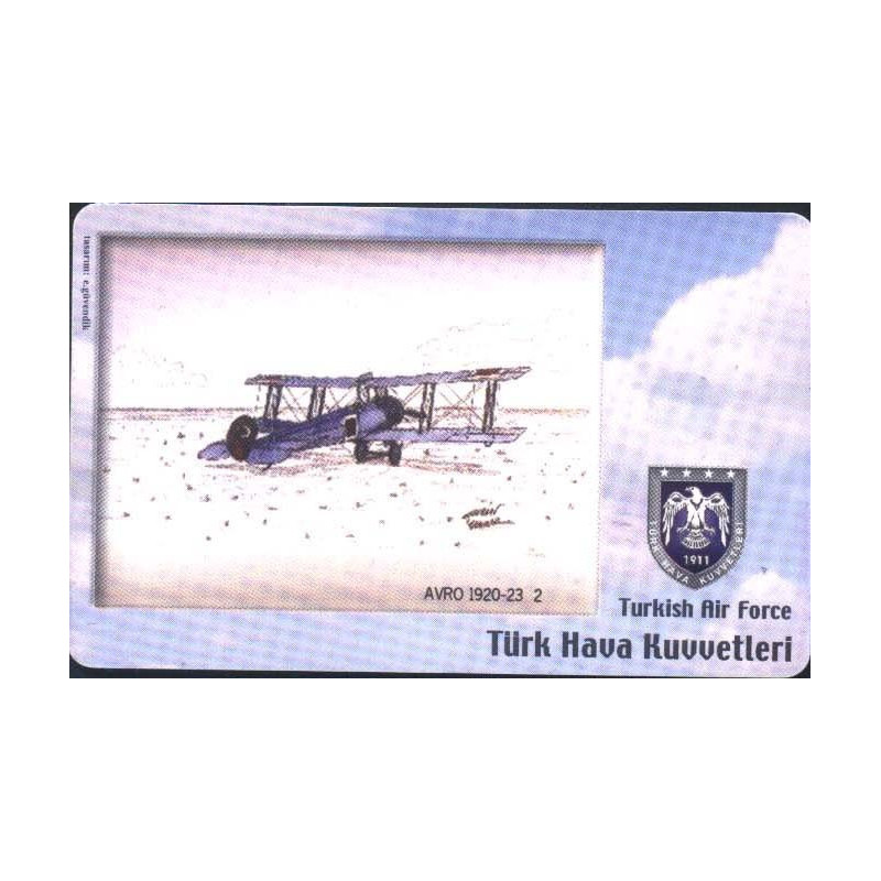 TURKISH AIR FORCE EXP. PHONECARD