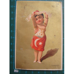 BAYRAKLI KADIN ÇİKOLATAKARTI