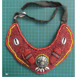 Coral and turquoise Stone Necklace