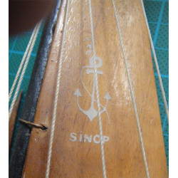 wood boat model