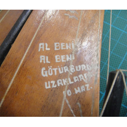 wood boat model